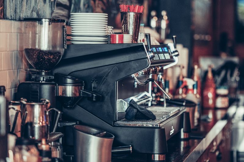 Tatte café coffee bar area with espresso machines